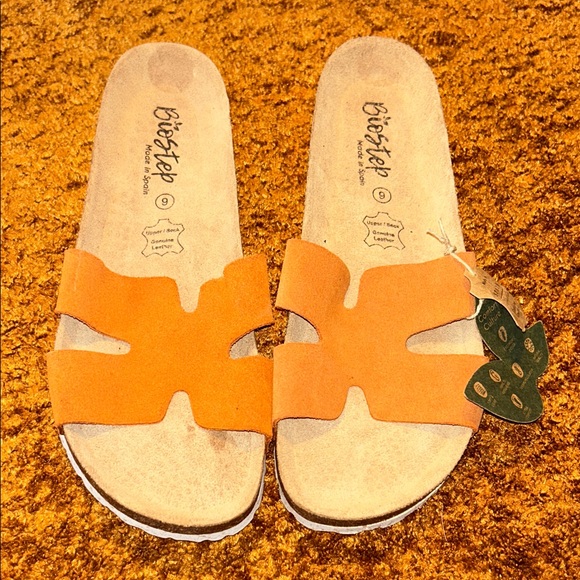 Biostep Shoes - Birkenstock Women's Orange Sandals